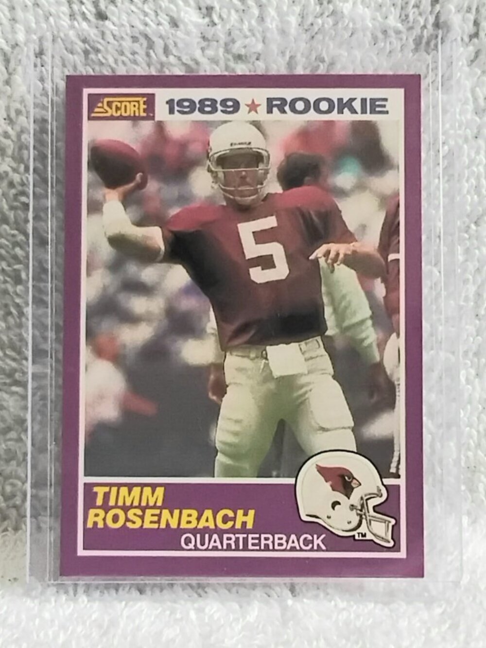 5/$20 Mint 1989 Score Timm Rosenbach NFL Supplemental 1989 Rookie Card 433S!!